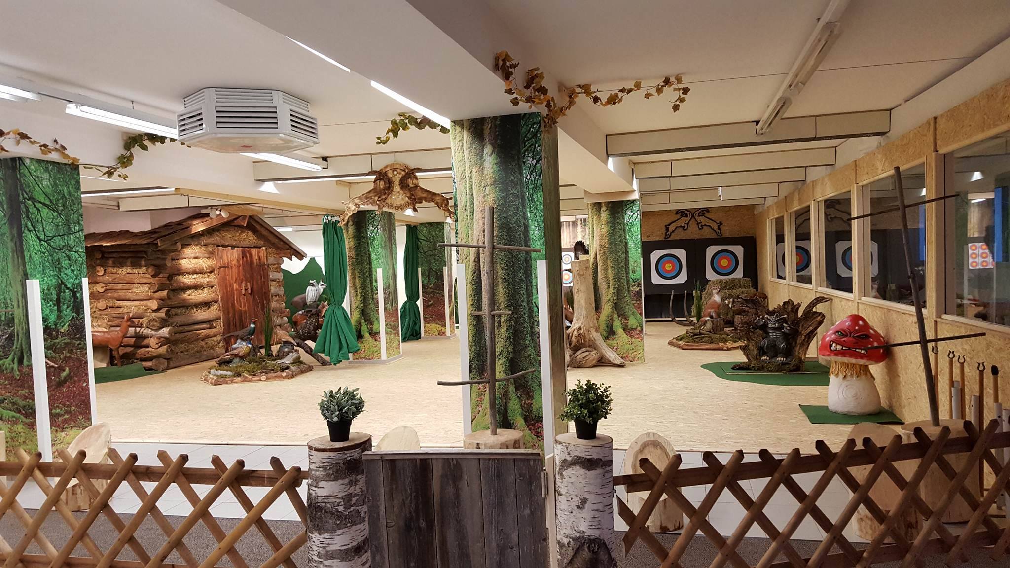 3 Länder Bogenpark Different courses Indoor archery hall