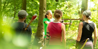 Parcours - Abschusspflöcke: eigene Wahl der Pflöcke - Bogenkurs mit Trainer - Erlebnispark Rosenburg