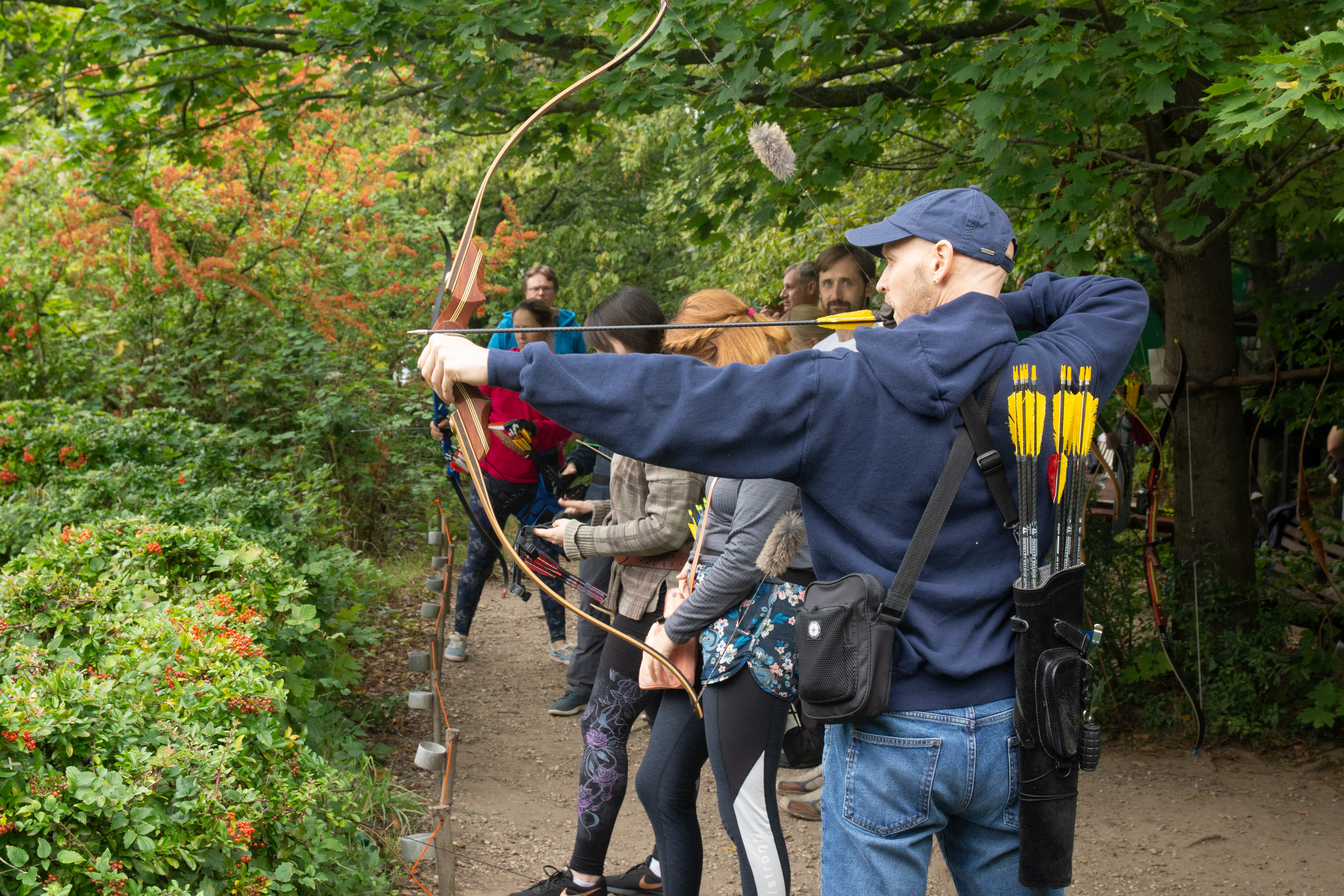 Bogensportanlage - Jäger und Sammler Aktivität Bogenschießen für Kinder & Erwachsene