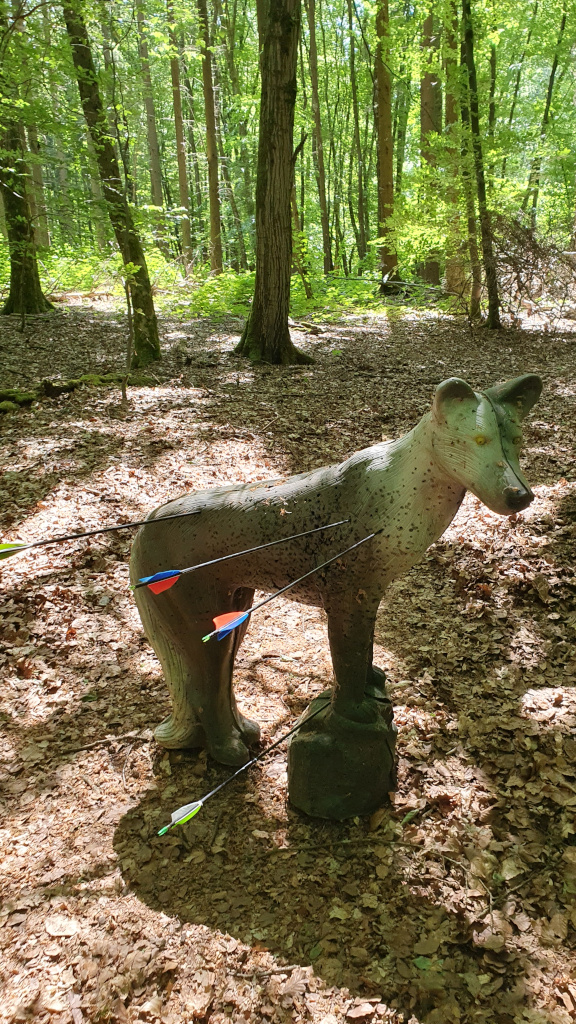 3D Parcour Bogenschießen: Biberburg Parcours DK Bow-Factory