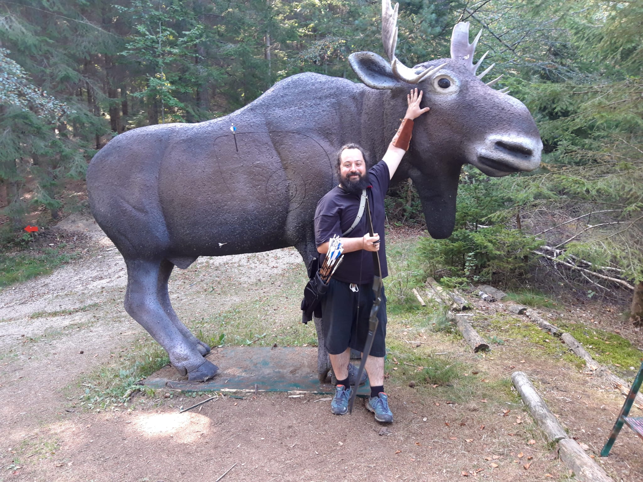 3D Parcour Bogensport - Österreich - Markus (Maks) und der Elch =) - Max Archery
