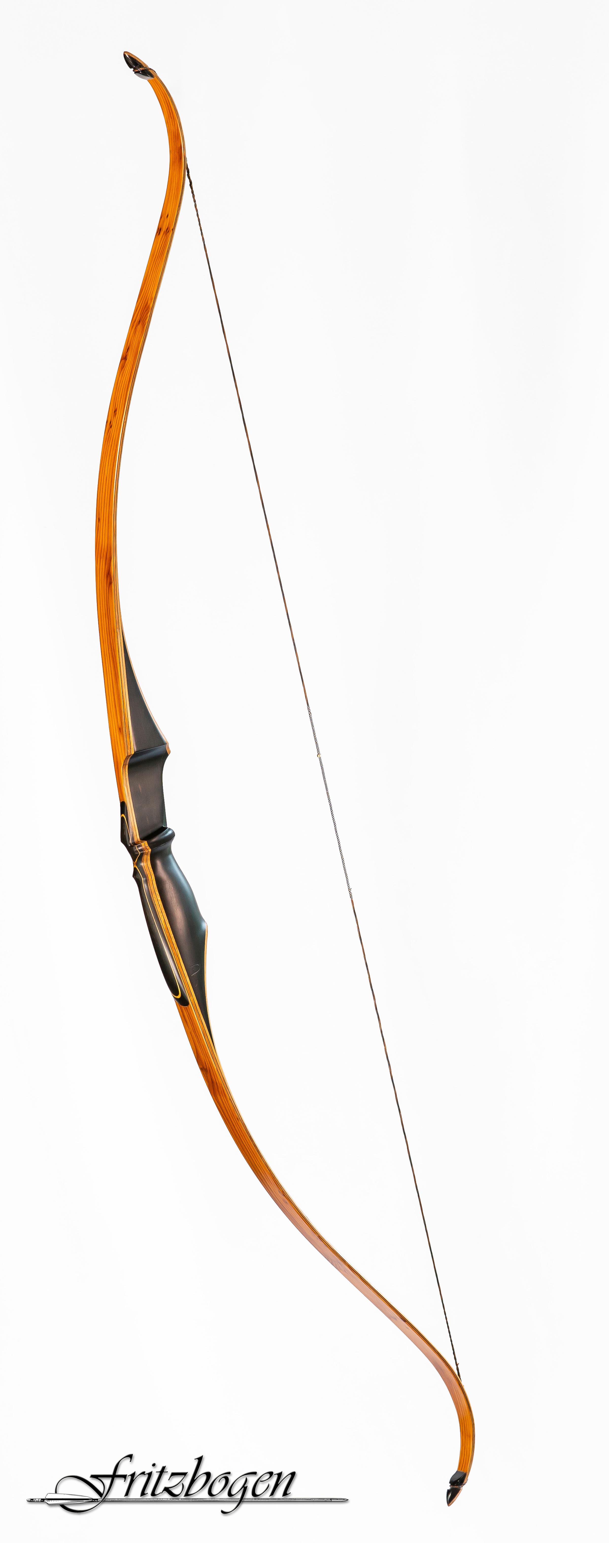 3D Parcour Bogensport - Bayern - Recurve "MILAN" Mittelteil Ebenholz / WA Eibe - Fritz Preuß - FRITZBOGEN