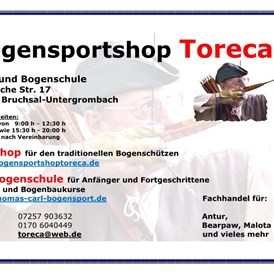 Einkaufen: Bogensportshop ToReCa