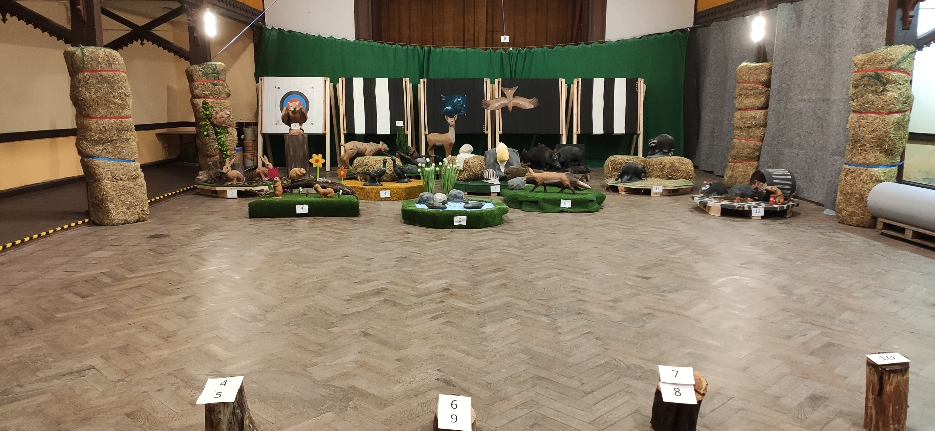 3D Parcour Bogensport - Bogenhalle - 3D-Bogensporthalle