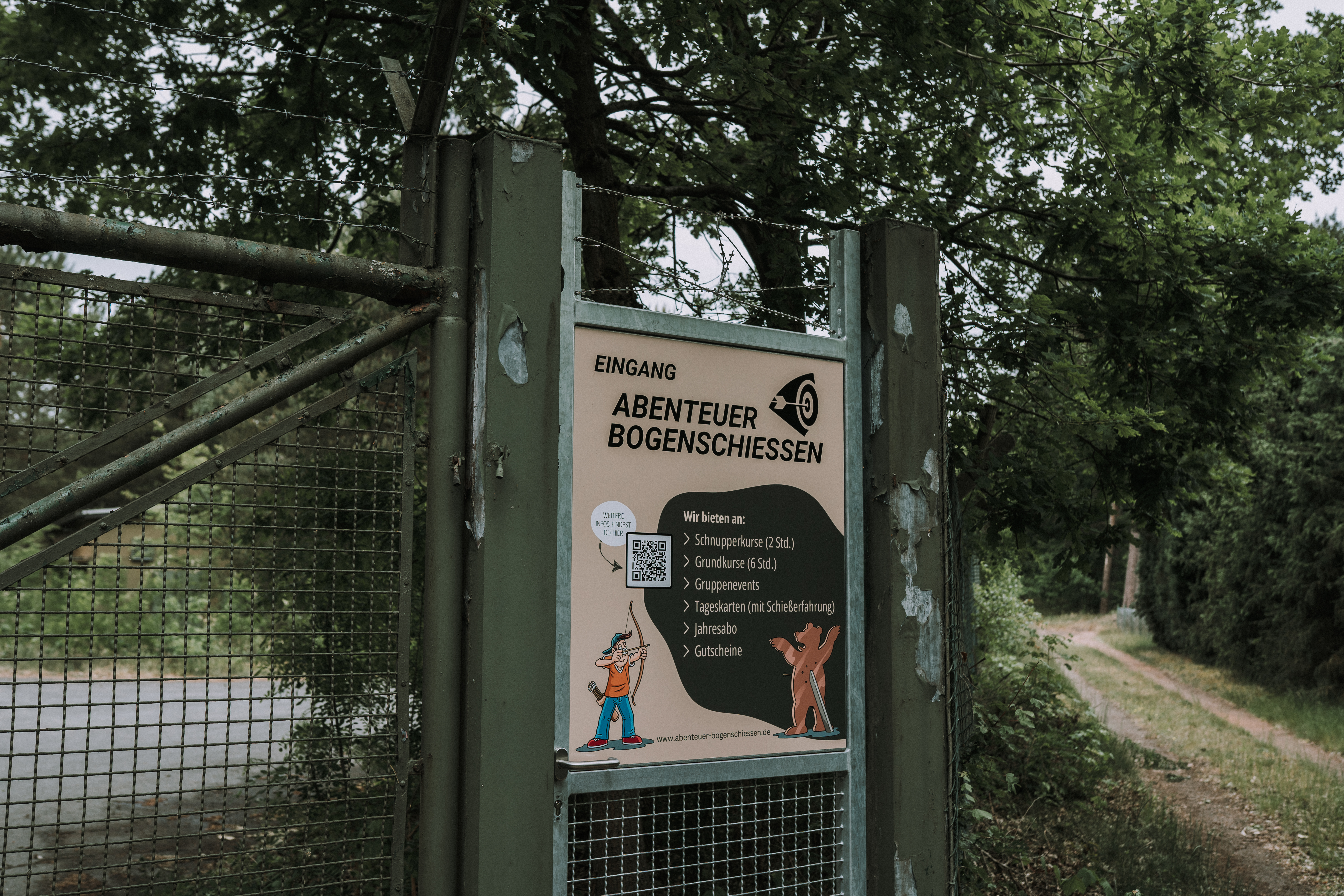 3D Parcour Bogensport - Nordrhein-Westfalen - Eingangstor - Abenteuer Bogenschießen Gütersloh