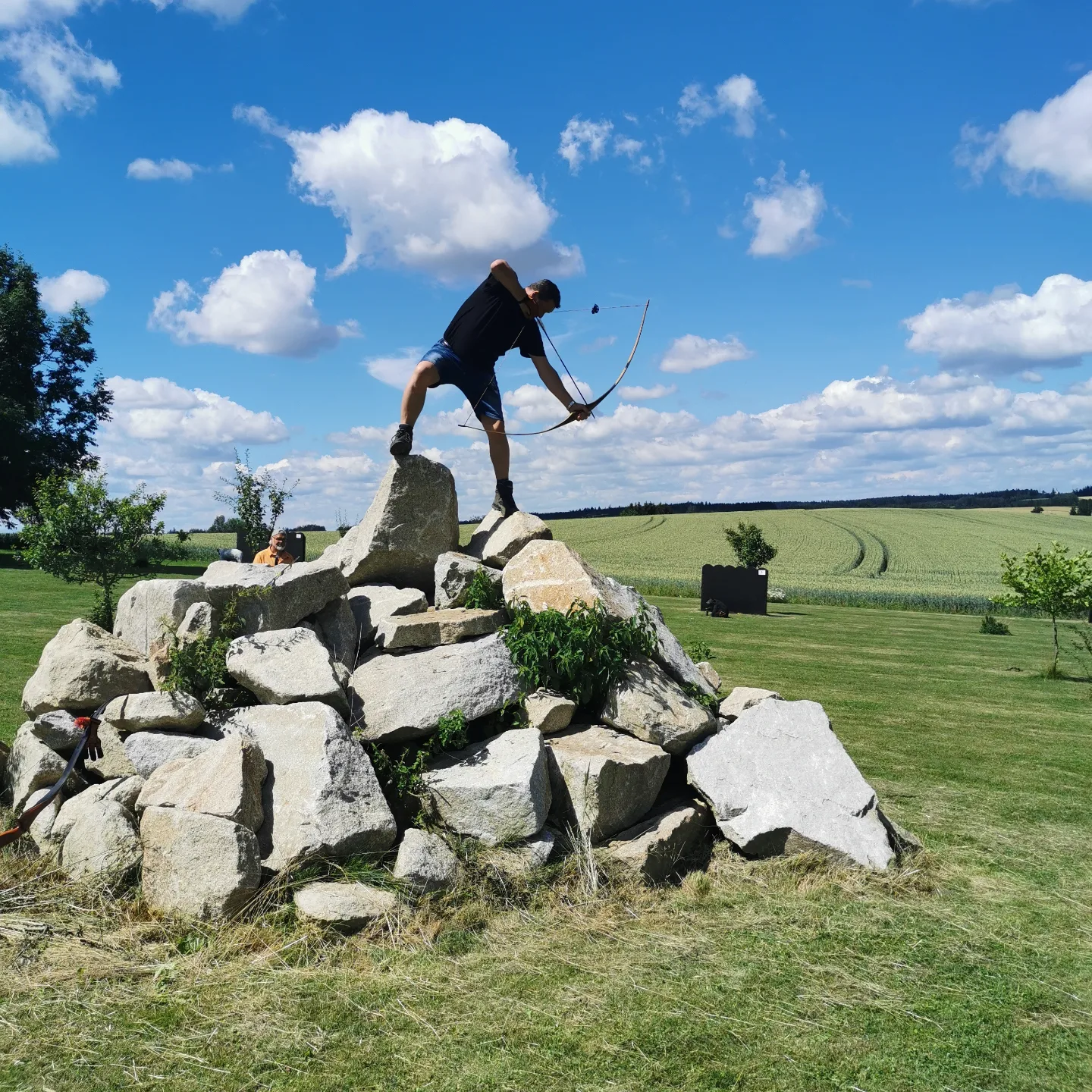 3D Parcour Bogenschießen: Bogenparcours Schachten