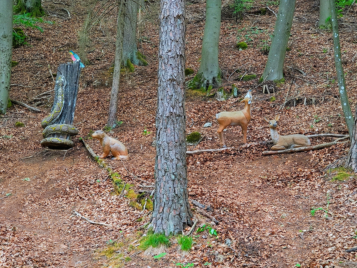 3D archery course - Bavaria - 3D Parcours  Freien Bogenschützen Fränkische Schweiz e.V.>